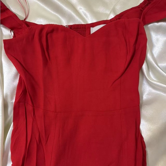 Reformation Bryson Dress in Cherry *NEW* - Picture 5 of 7